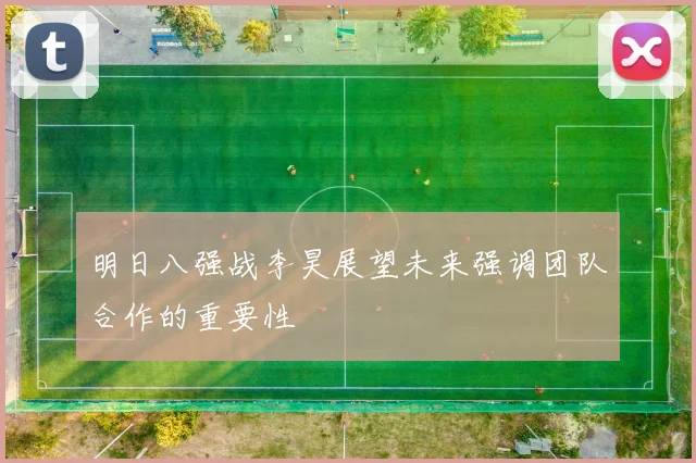 明日八强战李昊展望未来强调团队合作的重要性